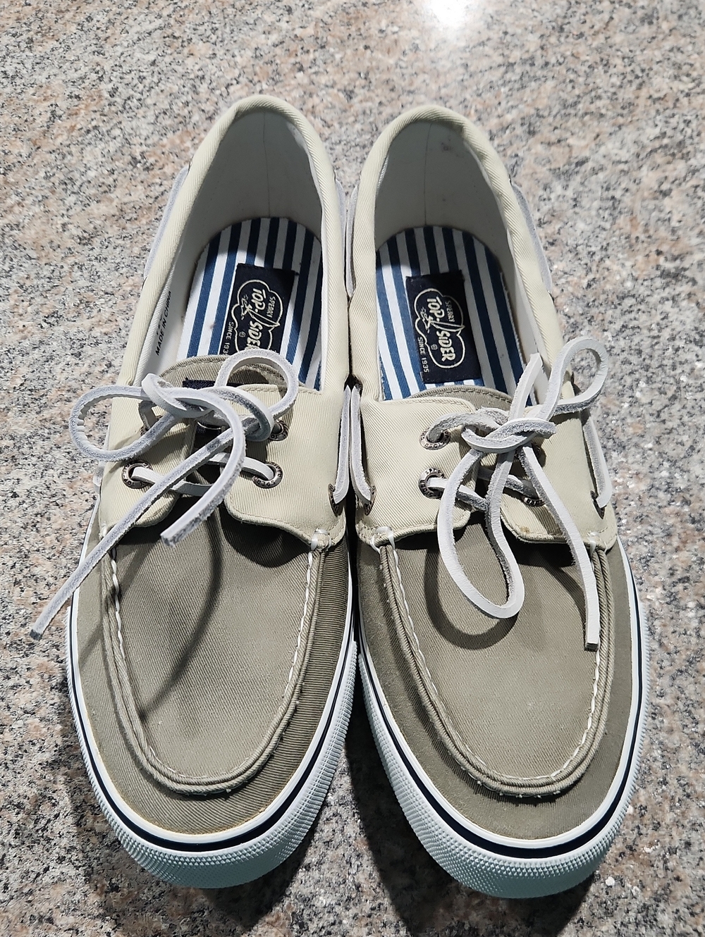 Sperry Top‑Sider Canvas Boat Shoes | Men’s Size 9 Casual Nautical Preppy